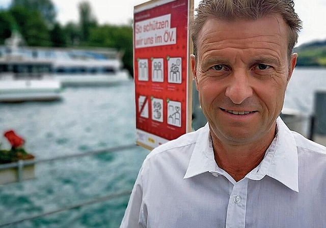 Hofft auf eine Verbesserung im nächsten Jahr: Ueli Haller, Geschäftsführer der Schifffahrtsgesellschaft Hallwilersee. Foto: Fritz Thut