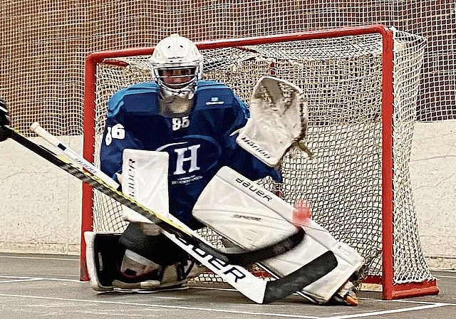 Sicherer Rückhalt: Hurricanes-Goalie Ramon Häusermann. Foto: zvg
