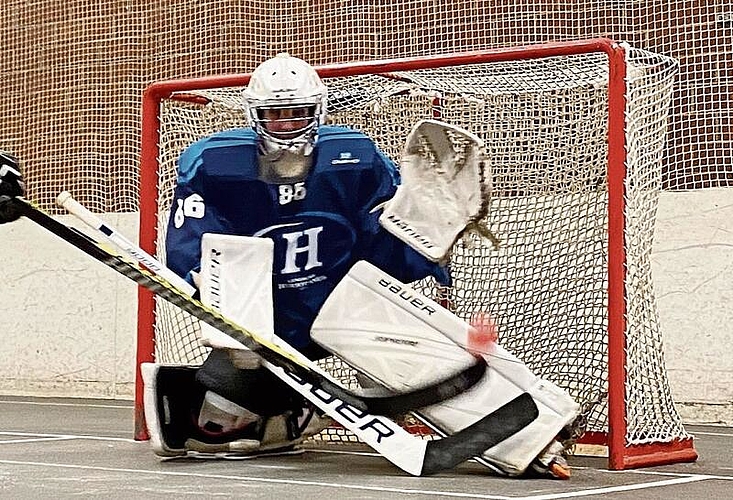 Sicherer Rückhalt: Hurricanes-Goalie Ramon Häusermann. Foto: zvg

