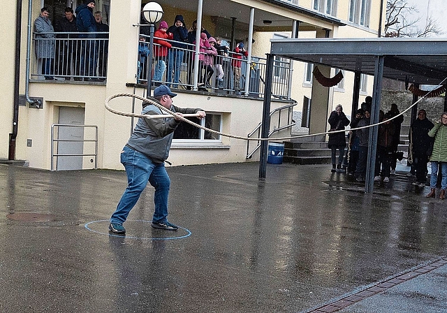 Auch in Egliswil wurde geklöpft, was das Zeug hält.Foto: zvg