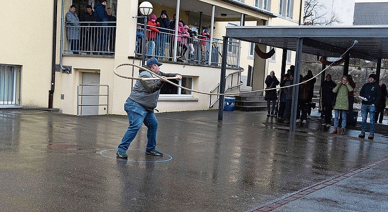 Auch in Egliswil wurde geklöpft, was das Zeug hält.Foto: zvg