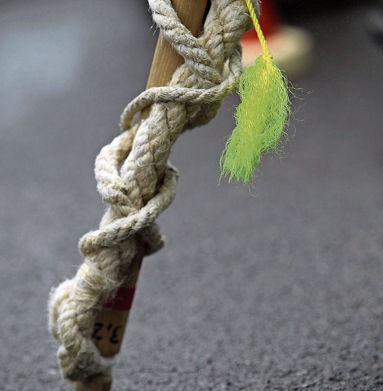 Auch in Lenzburg klöpfte es.Foto: Chris Iseli/AZ