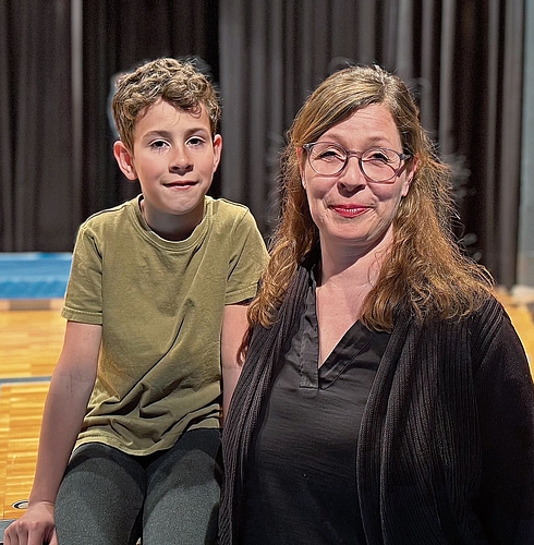 Gian und seine Mutter Giulia.Foto: VSc Gian und seine Mutter Giulia.Foto: VSc