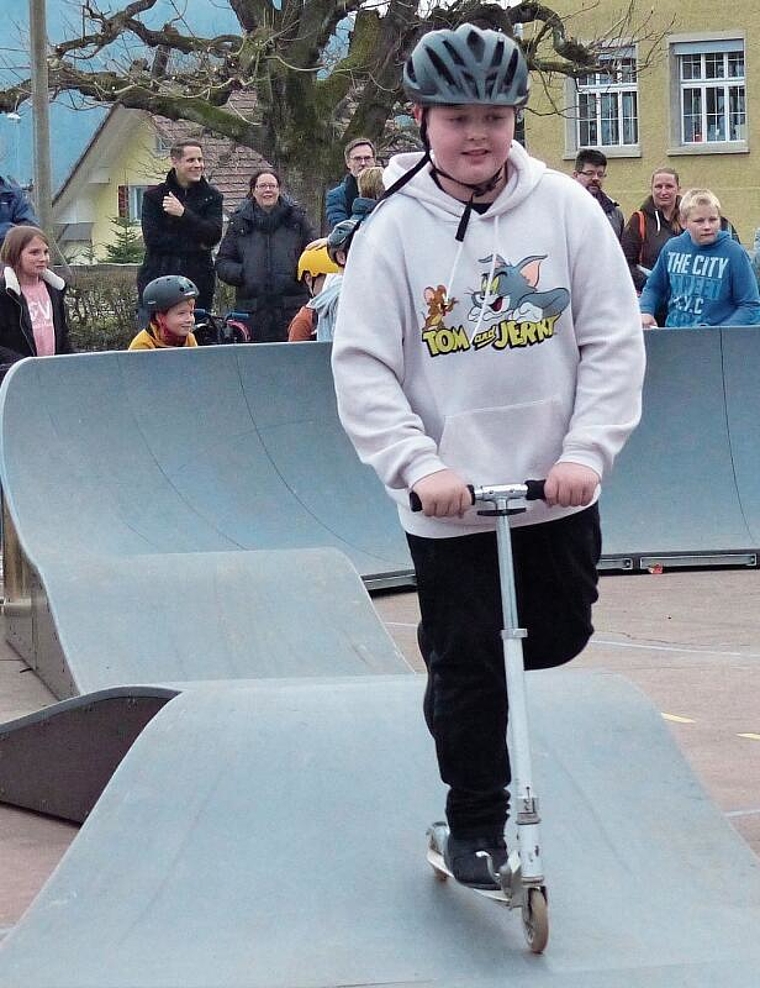 Ermöglicht viel Fahrspass auf kleinem Raum: Der Pump-Track. Foto: Deborah Bläuer