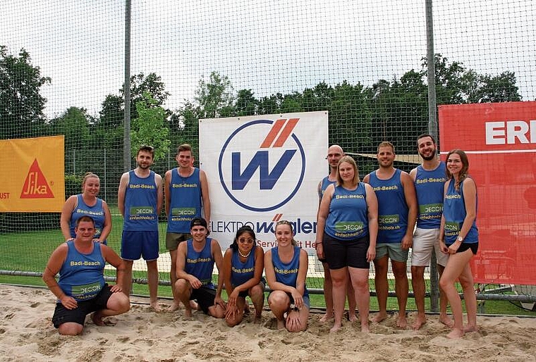 Steckt mitten in den Vorbereitungen für das Turnier: Der Verein Mörknerbeach-Club. Foto: zvg