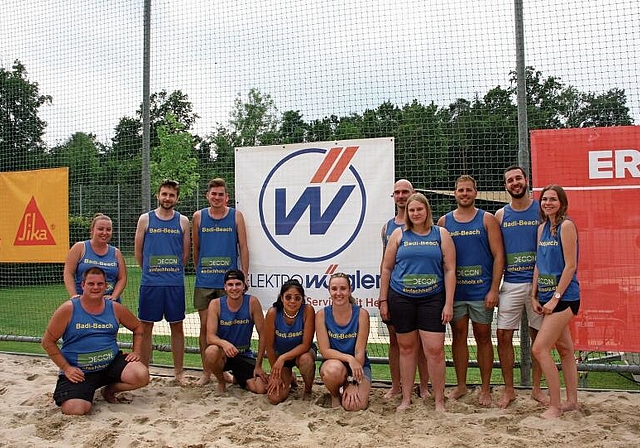 Steckt mitten in den Vorbereitungen für das Turnier: Der Verein Mörknerbeach-Club. Foto: zvg