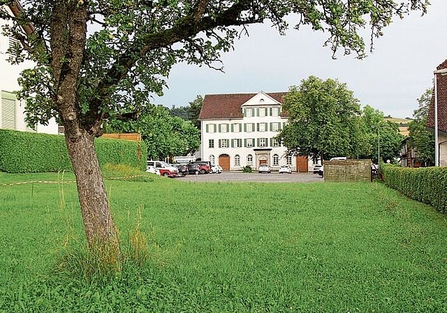 Wird ein neues Gesicht erhalten: Der heutige Lindenplatz in Sarmenstorf. Foto: Alfred Gassmann