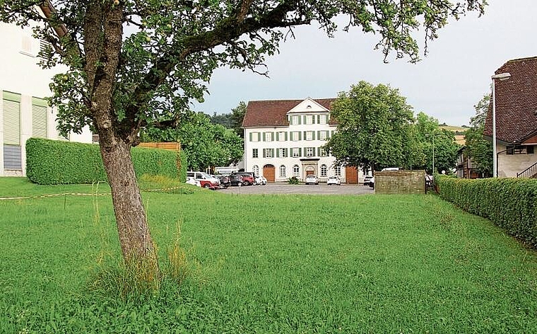 Wird ein neues Gesicht erhalten: Der heutige Lindenplatz in Sarmenstorf. Foto: Alfred Gassmann