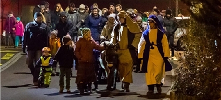 Auf der Suche nach einer Herberge. Foto: zvg