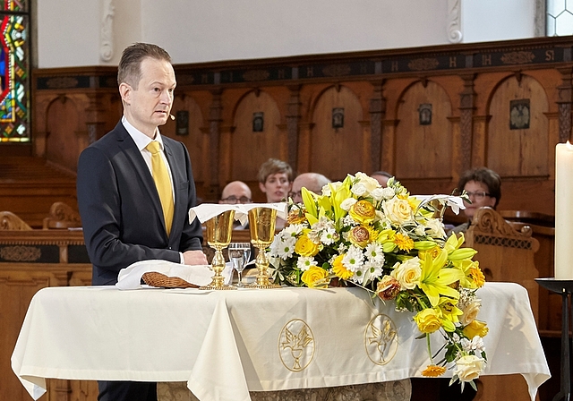Vergass niemandem zu danken: Kirchenpflegepräsident Johannes Burger.