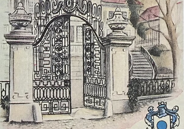 <em>Gegenstand einer Pop-up-Ausstellung:</em> Lenzburger Ortsbürger-Rebbauern-Vereinigung, hier eine Weinetikette. Foto: zvg