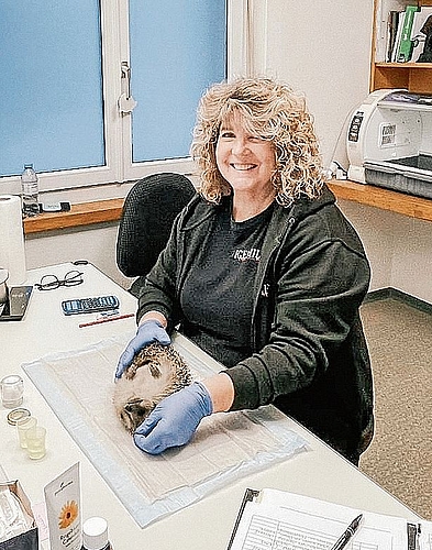 Fränzi Furrer, Medizinteam Igelhilfe Mittelland.Foto: zvg 