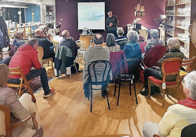 Themenabend zur «Kreislaufwirtschaft»: Spannende Infos, angeregte Diskussion und Start der RePan-Pfannen-Aktion in Lenzburg.Foto: zvg