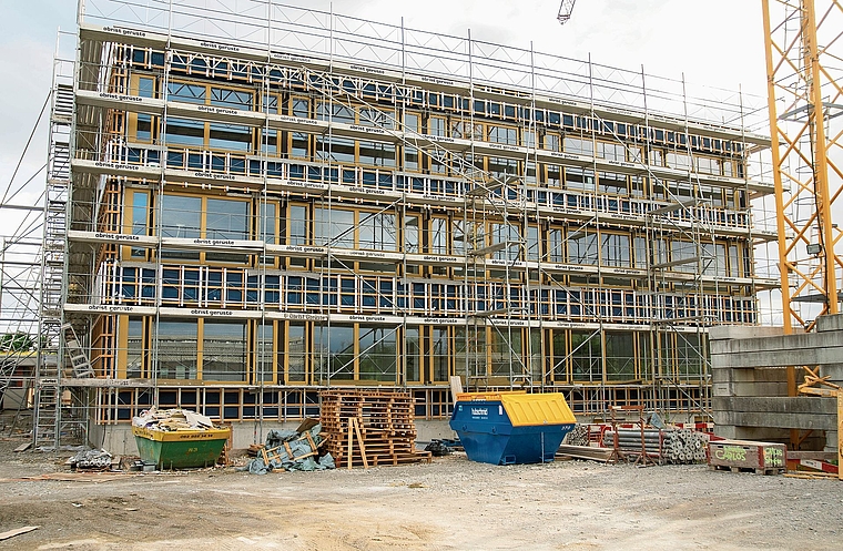 Einweihung Neubau: Das Schulhaus wird am 31. Oktober offiziell eingeweiht.Foto:  Peter Winkelmann