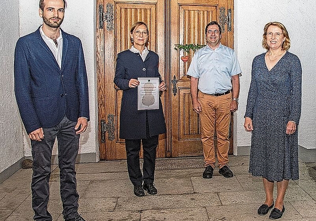 Sorgen für spannende musikalische Leckerbissen in Niederlenz: Christoph Croisé als künstlerischer Leiter, Präsidentin und Pfarrerin Christine Soland, Kassier Jean Croisé und Aktuarin Christina Maennel. Foto: Peter Winkelmann