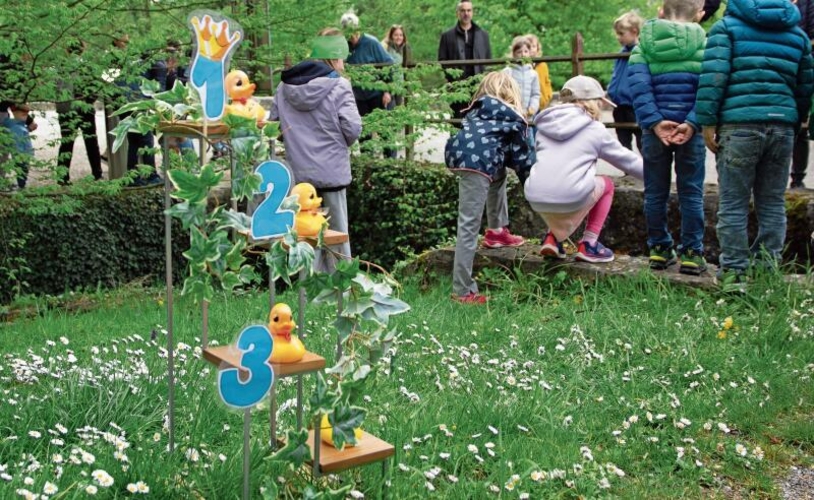 Ente gut, alles gut: Die drei schnellsten Gummifreunde auf dem Podest.Foto: Verena Schmidtke