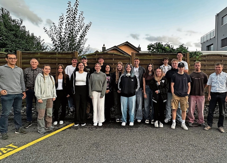 20 Jugendliche nahmen an der Jungbürgerfeier teil.Foto: zvg