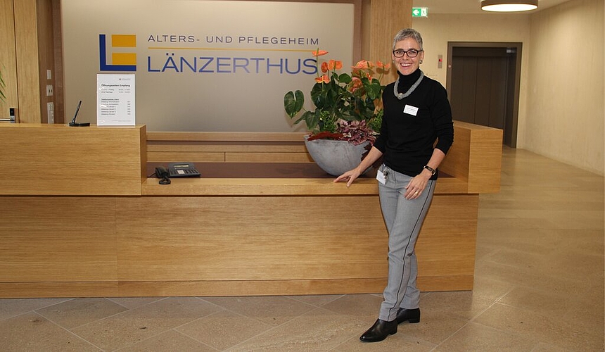 <em>Zieht eine positive Bilanz nach 100 Tagen im Amt:</em> Patrizia Steinacher, Geschäftsleiterin des Länzerthus. Foto: Carolin Frei