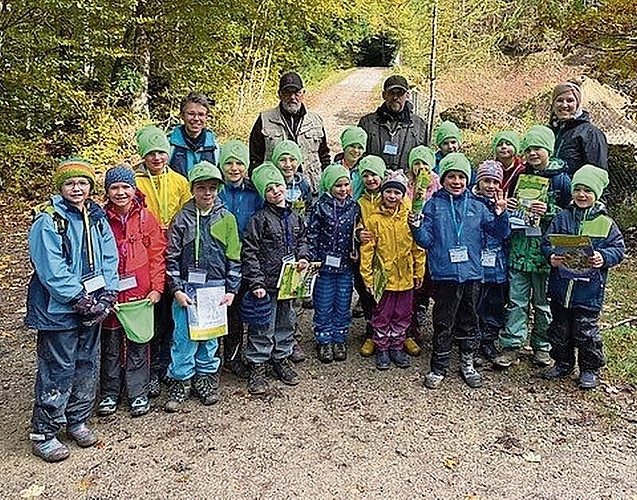 Die Naturdetektive dürfen auf einen ereignisreichen Tag zurückblicken. Foto: zvg