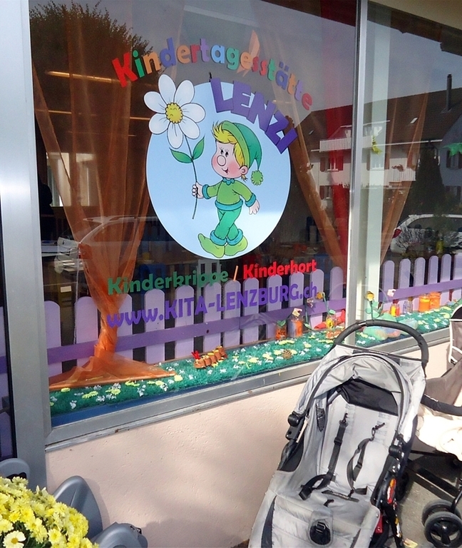 Lieferten im Einwohnerrat viel Gesprächsstoff: Krippen und Horte wie hier die Kindertagesstätte Lenzi an der Hallwilstrasse 3. Foto: Fritz Thut