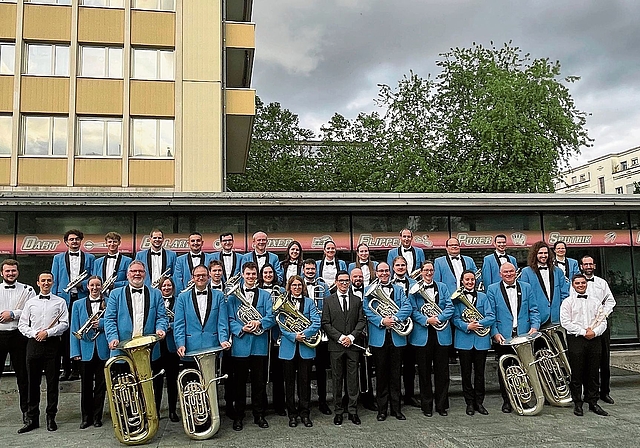 Ebenso erfolgreich waren die beiden Formationen der Brass-Band Imperial.Foto: zvg
