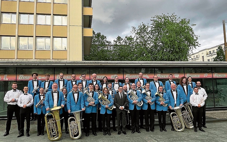 Ebenso erfolgreich waren die beiden Formationen der Brass-Band Imperial.Foto: zvg