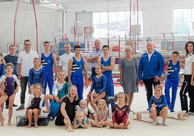 <em>Suchen ein neues Zuhause:</em> Protagonisten des Aargauer Turnsports, hier im aktuellen Turnzentrum in Niederlenz, das Ende 2021 geräumt werden muss. Foto: tza/Stephan Bögli