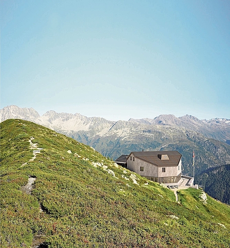 Nicht ganz der Goffersberg: Die Salbithütte in den Urner Alpen der SAC-Sektion Lindenberg.Foto: zvg