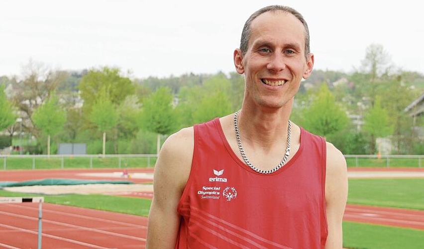 Nimmt diesen Juni als einer von rund 100 Schweizer Athleten an den Special Olympics World Games in Berlin teil: Patrick Nöthiger.Foto: Romi Schmid