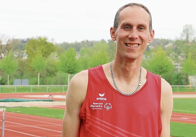 Nimmt diesen Juni als einer von rund 100 Schweizer Athleten an den Special Olympics World Games in Berlin teil: Patrick Nöthiger.Foto: Romi Schmid