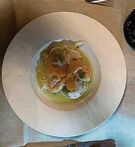Crevetten-Fenchel-Carpaccio. Foto: rfb