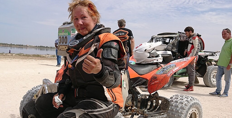 <em>«Eine unglaubliche Erfahrung»:</em> Angelica Weiss Emori aus Leutwil hat erfolgreich an der Rallye «Africa Eco Race» teilgenommen. Foto: zvg