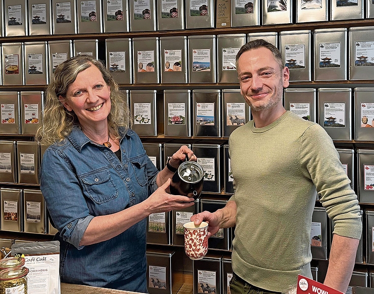 Sonja Hofstetter und ihr Nachfolger Thomas Lindenmann.Foto: Verena Schmidtke