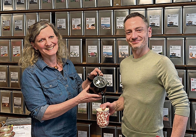 Sonja Hofstetter und ihr Nachfolger Thomas Lindenmann.Foto: Verena Schmidtke