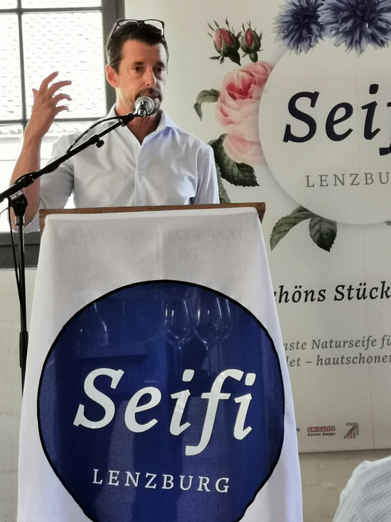 Lob vom Kanton: Abteilungsleiter Georg Matter bei «Saubere Sache». Foto: Fritz Thut