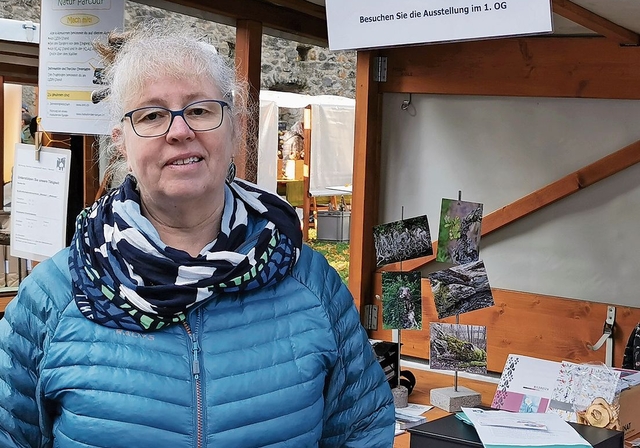 Gabi Lauper, Präsidentin der Stiftung KLAS, ist am Mostfest gern dabei.Foto: Verena Schmidtke