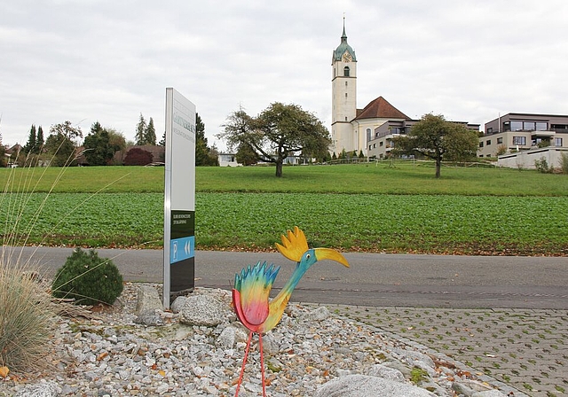 Bleibt nicht grün: Der Kirchrain in Meisterschwanden wird überbaut, jedoch mit aller Sorgfalt. Foto: Alfred Gassmann