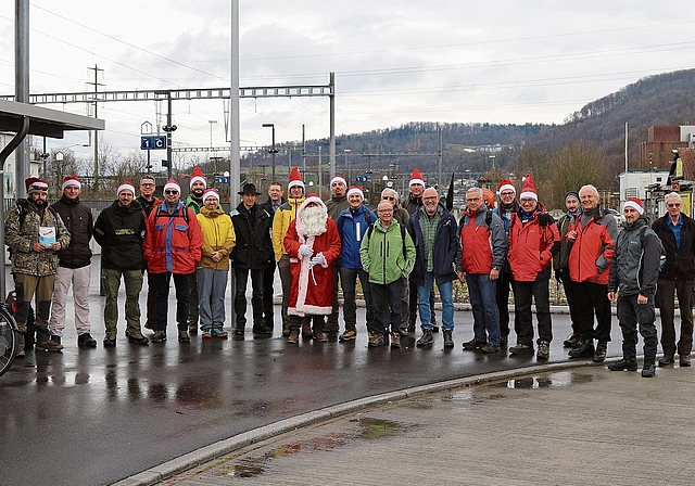 Neben den monatlich stattfindenden Stämmen, bei denen sich die OG Lenzburg regelmässig in verschiedenen Restaurants und Bars in Lenzburg trifft, nimmt der Schinznacher Bummel eine besondere Stellung ein.Foto: zvg