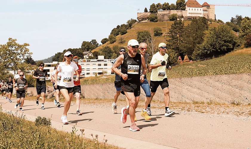 Blick auf den Hauptlauf.