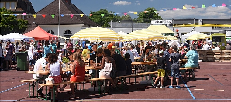 Am Street Food & Fun Festival in Othmarsingen drehte sich am vergangenen Samstag alles ums Essen. Foto: AW