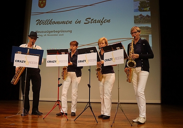 Musik zur Eröffnung des Anlasses. Foto: Mirjam Stutz