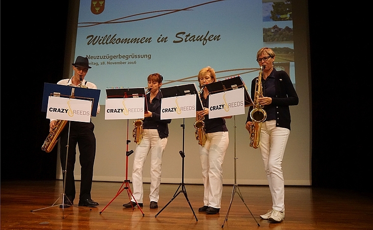 Musik zur Eröffnung des Anlasses. Foto: Mirjam Stutz