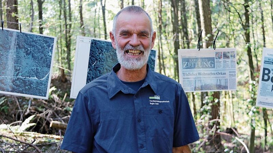 Engagiert sich seit vielen Jahrzehnten für den Wald: Forstwart Markus Fischer.Foto: Romi Schmid