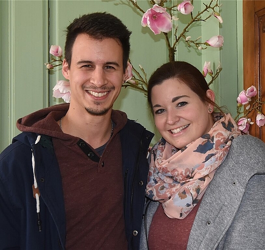 <em>An der Hochzeitsexpo letzte Lücken ihrer Planung gefüllt:</em> Astrid Ehrsam (30) und Mathias Krucker (28) werden dieses Jahr heiraten. <em>An der Hochzeitsexpo letzte Lücken ihrer Planung gefüllt:</em> Astrid Ehrsam (30) und Mathias Krucker (28) werden dieses Jahr heiraten.