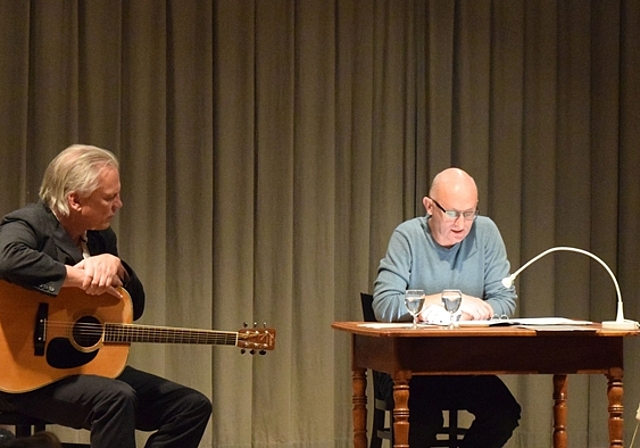 Mit Wort und Klang: Paul Steinmann und Daniel Schneider. Foto: StH