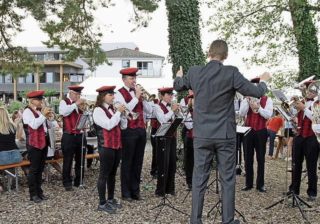 Musikalische Unterhaltung durfte an der Bundesfeier in Seengen natürlich nicht fehlen.Foto: Verena Schmidtke