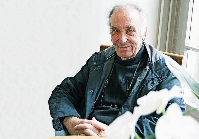 Stellt zum dritten – und letzten – Mal im Müllerhaus aus: Der ehemalige Lenzburger Zeichnungslehrer Hannes Müller.Foto: Romi Schmid