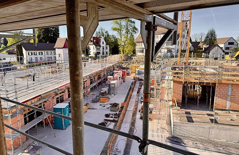 Architektur ist Lebensraum: Hier entsteht ein Bau für die Zukunft.Foto: Verena Schmidtke