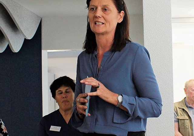Andrea Sprankel überraschte mit News.Foto:DHu 