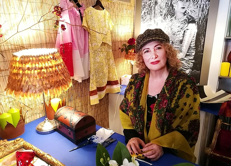 Nostalgie, Kunst, Kultur: Maria Antonietta Coluccia in ihrem Paradies. Foto: tf